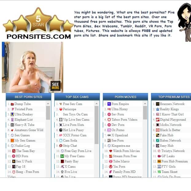 Popular Free Porn Sites
